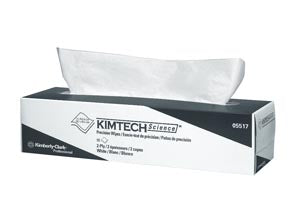Kimberly-Clark Professional Kimberly-Clark Kimtech Science Precision Wipes Wipes, 14.7" x 16.6", Pop-Up Box, 92/bx, 15 bx/cs