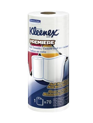 Kimberly-Clark Professional Kimberly-Clark Perforated Roll Towels Kleenex Premiere Perforated Roll Towels, 1-Ply, 70