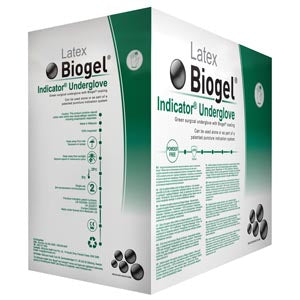 Molnlycke Health Care Us, Llc Molnlycke Biogel Indicator Gloves Size 9, Sterile, Latex, Powder Free (PF), 40/bx, 4