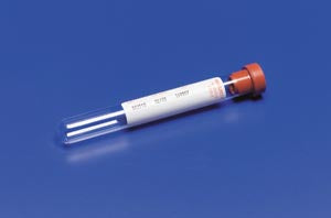 Cardinal Health Monoject Standard Blood Collection Tubes - Red Tube, 16 x 100, 10mL, Silicone Coated Stopper, 100