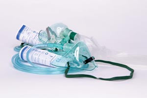 Amsino International, Inc. Amsino Amsure Oxygen Mask & Tubing Mask, Non-Rebreather, Adult with 7 ft Tubing, Rese