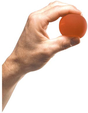 Hygenic/Thera-Band Hand Exercisers Hand Exerciser, Black/ X-FIRM, Individually Packed