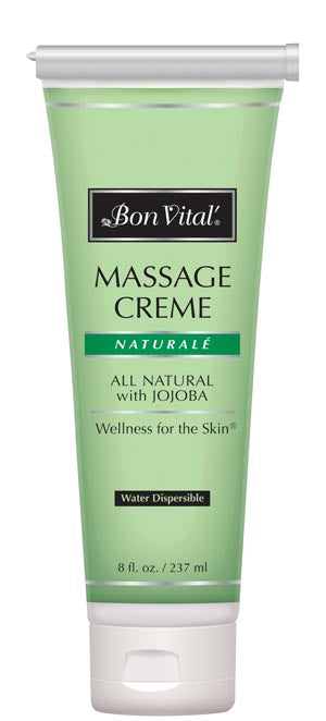 Hygenic/Performance Health Bon Vital Naturale' Massage Products Naturale' Massage Creme, 8 oz Refillable Tube, 12/