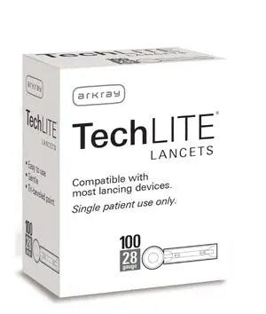 LANCET TECHLITE 28G 100/BX