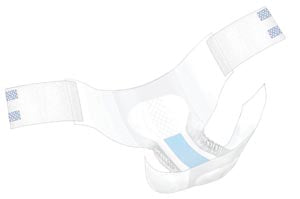 Cardinal Health Wings Adult Bariatric Briefs Extra Heavy Absorbency Brief, Bariatric, Green, Cloth-Like Backsheet, Ref