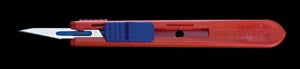 Cincinnati Surgical Company Cincinnati Safety Scalpels Scalpels, Stainless Steel, Red Handle, Size 11p, D