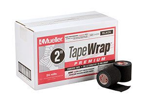 Mueller Sports Medicine, Inc. Mueller Tapewrap Premium 2" x 6 yds, Black, 24 rolls/cs