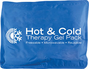 Compass Health Reusable Hot/Cold Gel Packs Hot/Cold, 11" x 14", Low Back, Soft Touch Premium