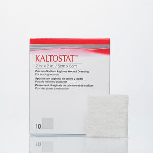 DRESSING CALCIUM ALGINATESQUARE ST 2X2 10/BX