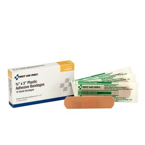 BANDAGES PLASTIC 3/4INX3IN16/BX (DROP)