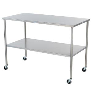 TABLE INSTRUMENT 36W 24D W/SHELF (DROP)