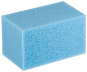 Hygenic/Performance Health Rolyan Temper Foam Blocks Temper Foam R-Lite Block, Medium, Blue, 32/pk
