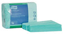 Essity Professional Hygiene North America, Llc Essity Tork Foodservice Towels & Wipers  Cleaning Towel, Z Fold, 1-Ply, Green/ White, 14.8"