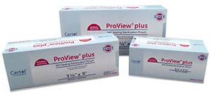 Microcare, Llc Certol Proview Plus Self Seal Sterilization Pouches Cassette Pouch, 5¼" x 10", 200/bx, 6 bx/cs
