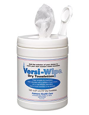 TOWELETTES VERSI WIPE DRY6INX6.75IN 160/CAN 12CAN/CS