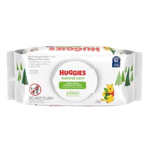 Kimberly-Clark Consumer Kimberly-Clark Huggies Natural Care Baby Wipes Wipes, 56/pk, 8 pk/cs (91 cs/plt)