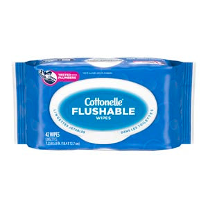 Kimberly-Clark Consumer Kimberly-Clark Cottonelle Moist Wipes Refill, 42 ct., 12/cs