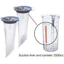 Medela 2500cc Outer Canister with Suction Liners