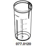 Medela Reusable 2000cc Polysulfone Suction Canister schematic