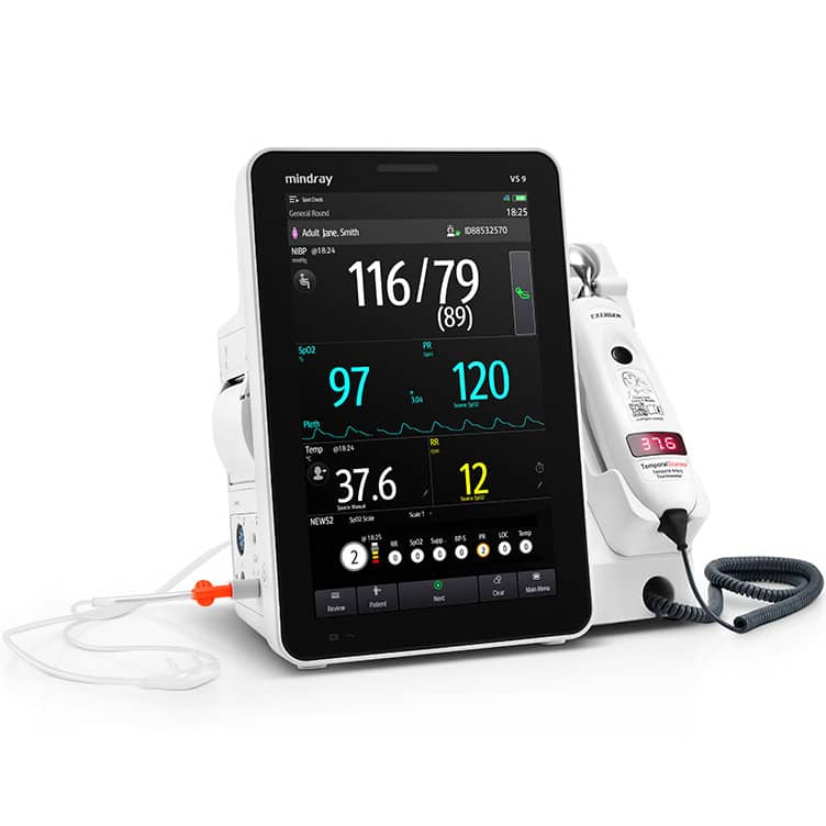 Mindray VS 9 Vital Signs Monitor Angled Right