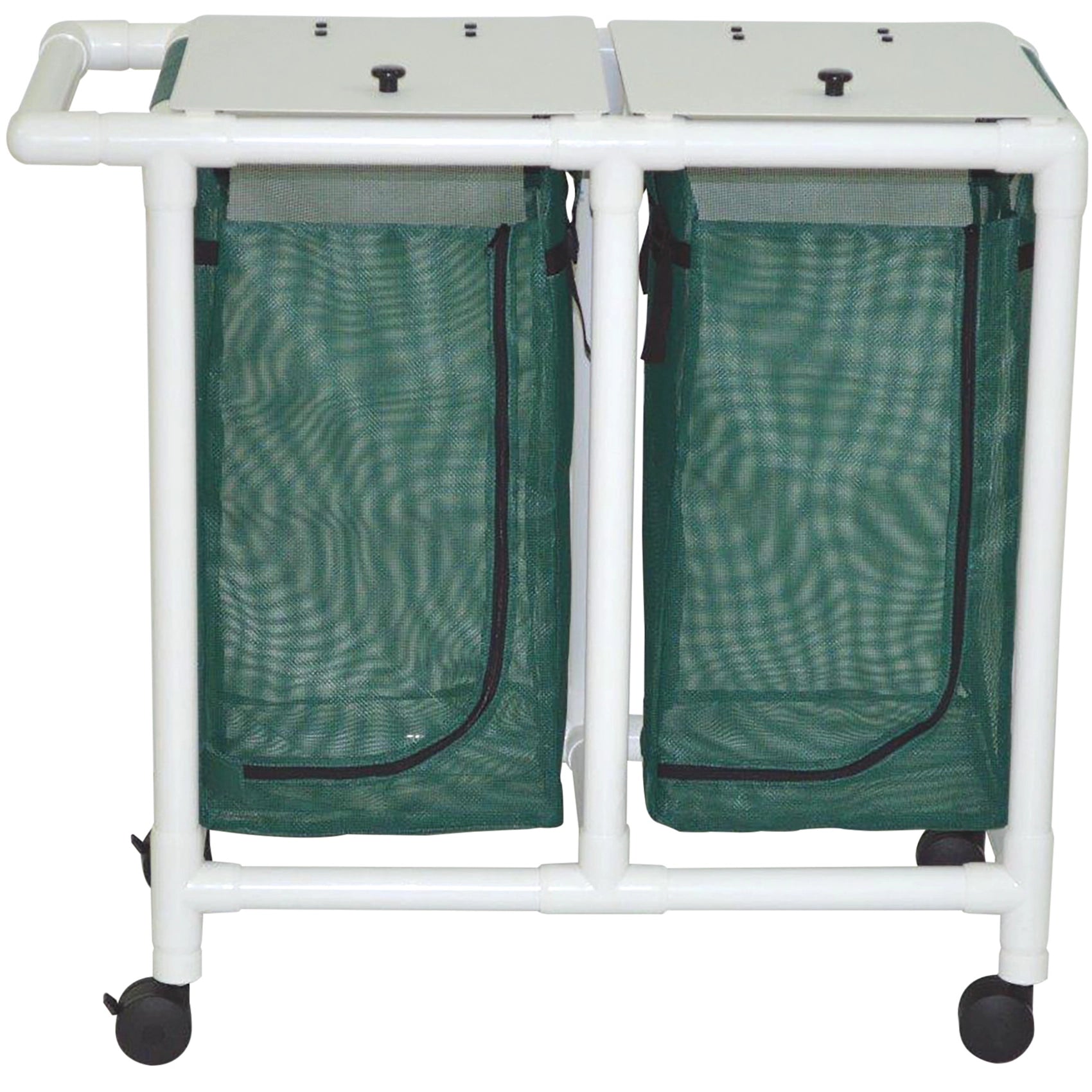 MJM International 214-D-MRI Non-Magnetic Double Bag Hamper