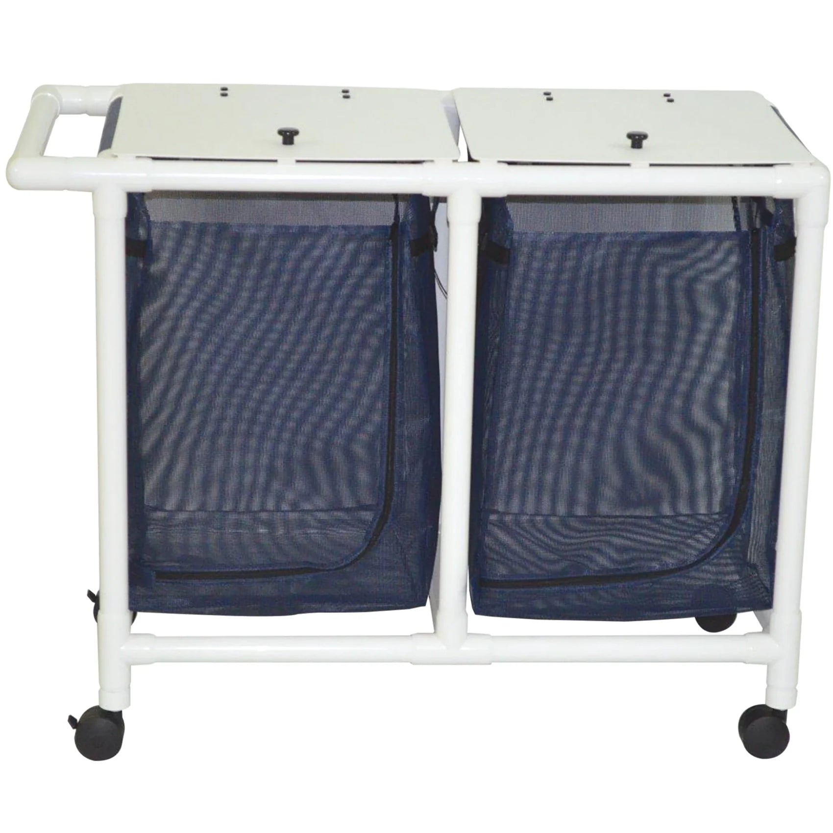 MJM International 218-D-MRI Non-Magnetic Double Bag Hamper