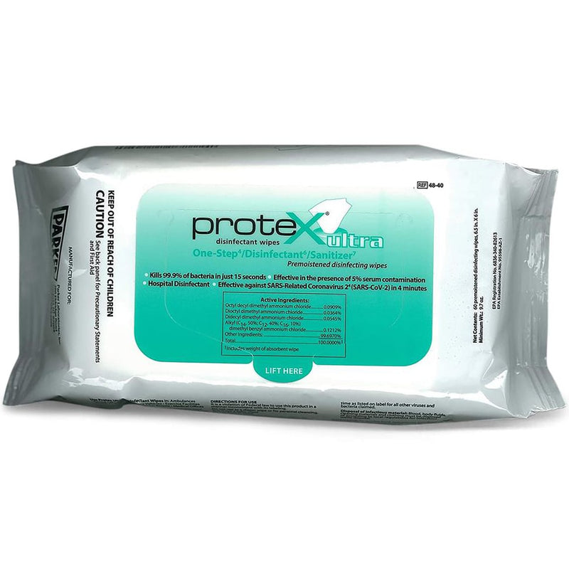 Parker Protex Ultra Disinfectant Wipes - Softpack