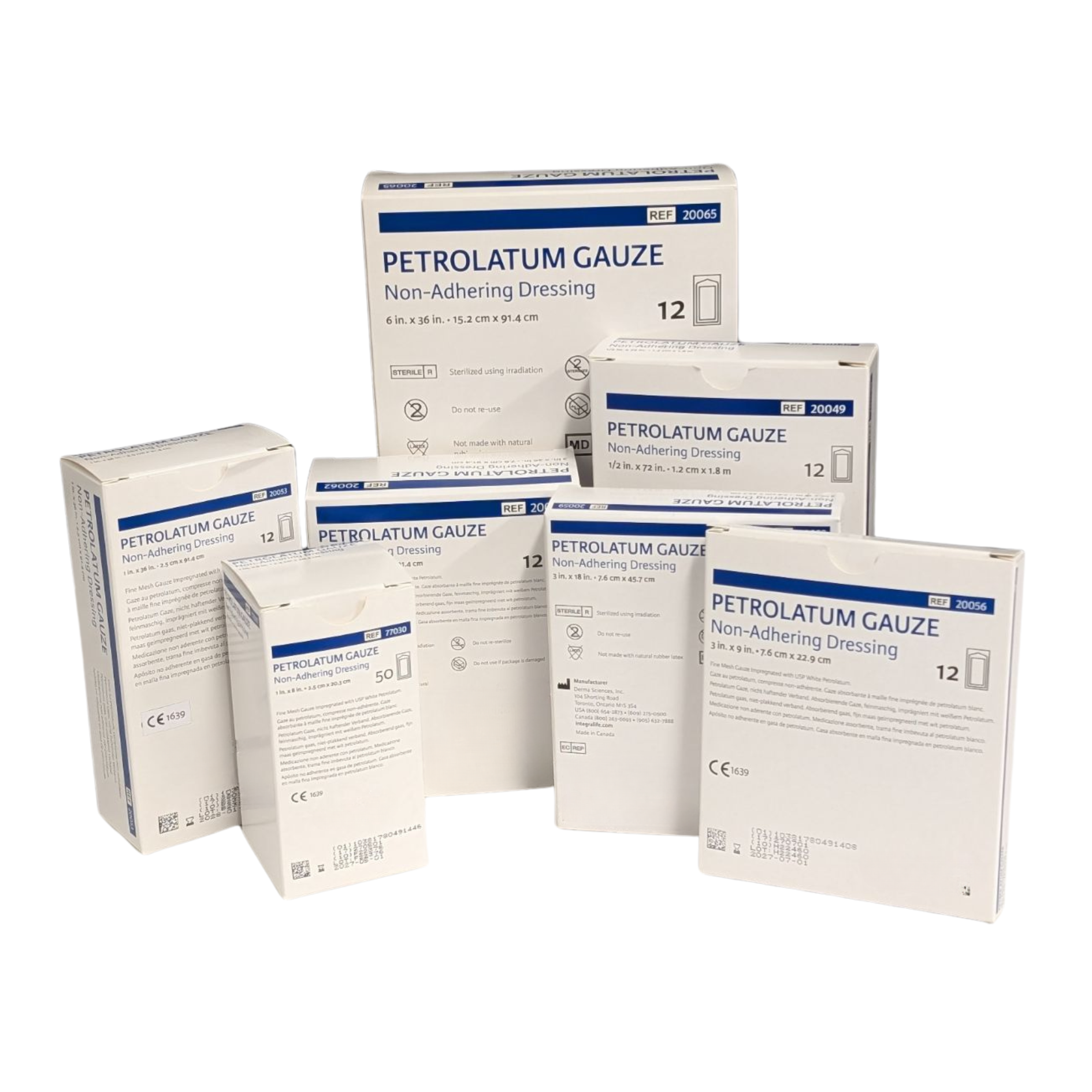 DRESSING NONADH GAUZE 0.5X72PETROLATUM 12/BX 6BX/CS