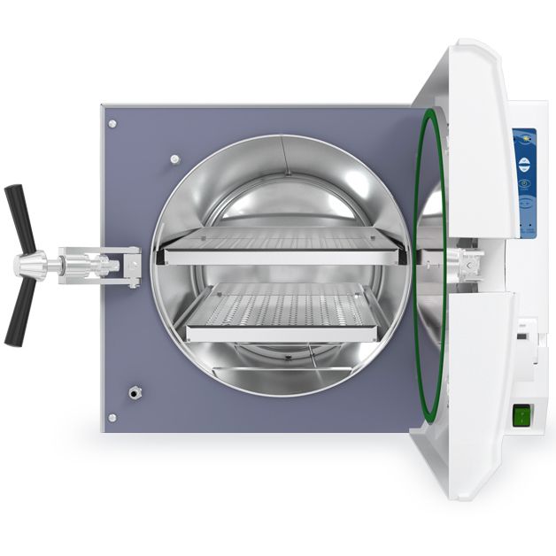 Tuttnauer 3870EA Large Capacity Automatic Autoclave with open door