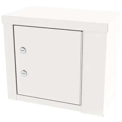 UMF Medical 7787 Single Door, Double Lock Narcotic Cabinet with One Shelf