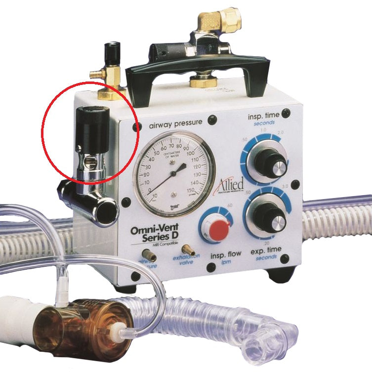 Allied Healthcare Omni-Vent Transport Ventilator - Pressure Relief Val