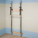 Clinton Wall Mounted Folding Parallel Bars folded