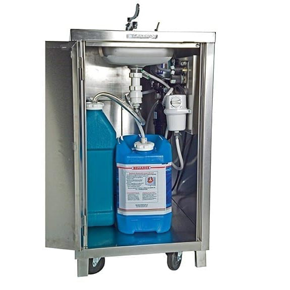 Lakeside Compact Portable Handwashing Station - Inside