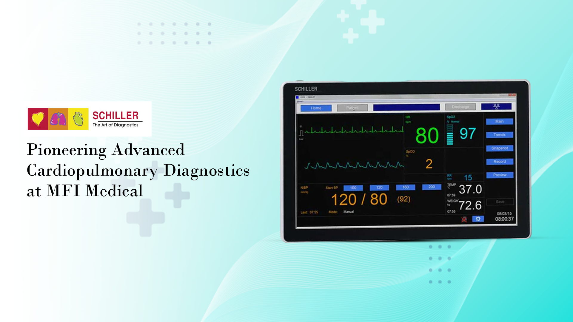 Schiller Advanced Cardiopulmonary Diagnostics at MFI Medical