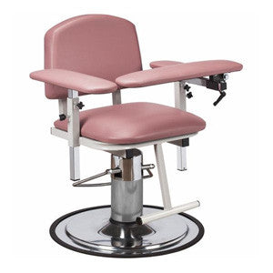 Clinton H Series Padded Hydraulic Blood Drawing Chair