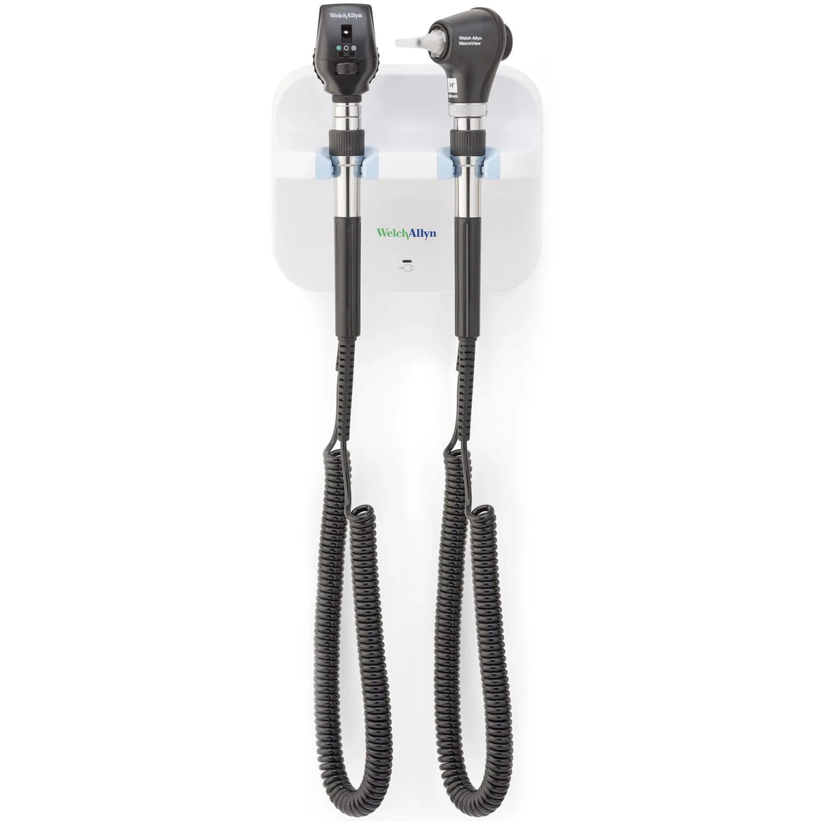 Welch Allyn Green Series 777 Wall Transformer with Coaxial LED Ophthalmoscope and MacroView Basic LED Otoscope