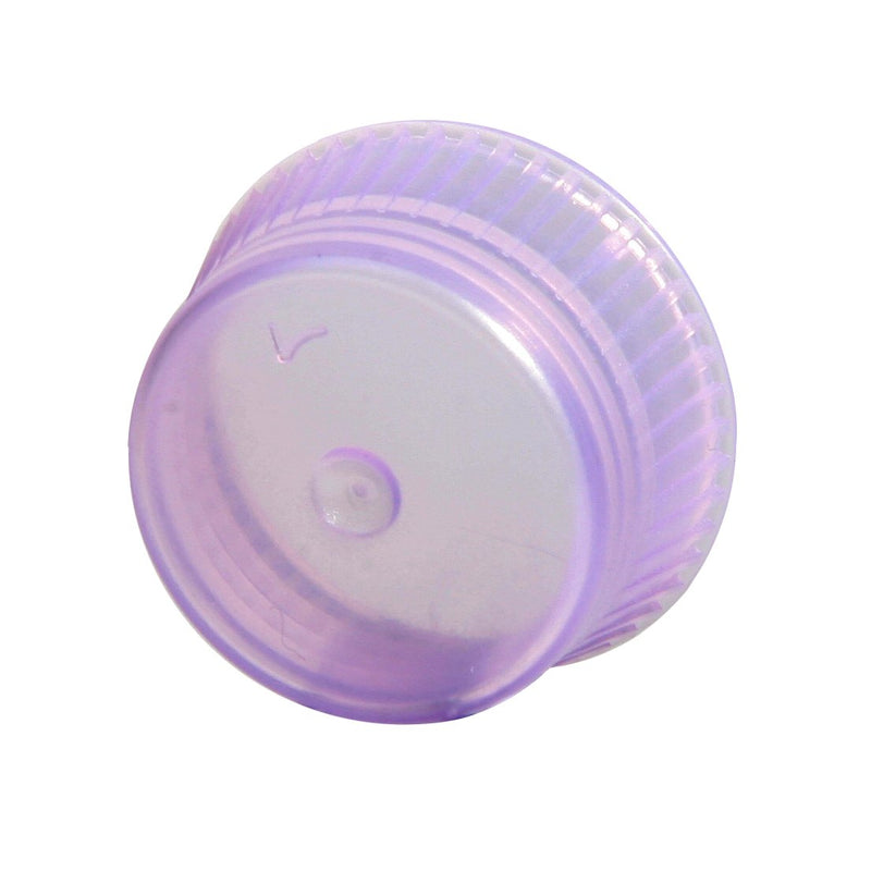 Bio Plas Tube Closure Uni-Flex Safety Cap Over-Locking 13 mm Diameter NonSterile Lavender (10/CS)