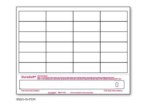 PDC Healthcare Identification Wristband with Extender DuraSoft Laser Print Adhesive Closure Without Legend (1000/CS) 