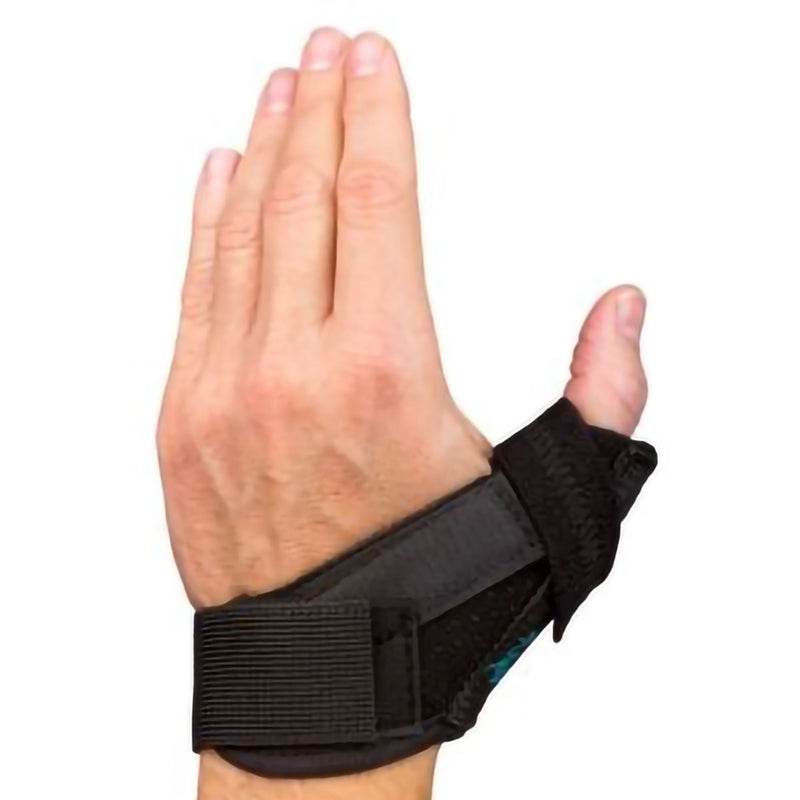 Thumb Brace Tee Pee Thumb Protector Adult Medium Hook and Loop Strap Closure Left Hand Black (Each) 