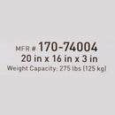 McKesson Brand McKesson Molded Foam Seat Cushion, 20 x 16 x 3 Inch (4/CS) 