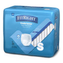 Absorbent Underwear FitRight Classic Pull On with Tear Away Seams Small Unisex Disposable Moderate Absorbency (4/CS)