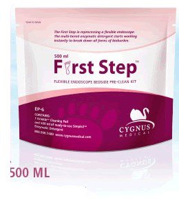 Aspen Surgical Products Endoscope Sponge Kit with Pre-Diluted Enzymatic Detergent First Step Flat For Flexible Instruments / Ready-to-Use (30/CS) 
