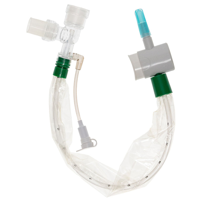 Closed Suction Catheter Ballard Trach Care Tracheostomy Type Double Swivel Elbow Style Thumb Valve Vent 14 Fr. Sterile (Case of 20)