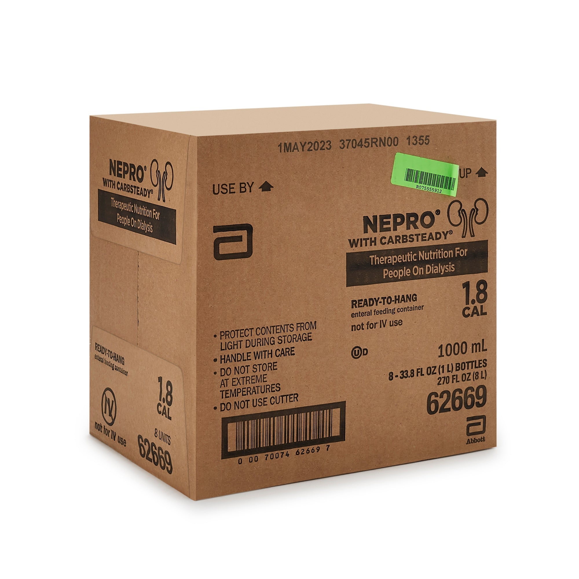 Abbott Nutrition Nepro with Carbsteady Vanilla Tube Feeding Formula, 33.8-ounce Carton (8/CS) 
