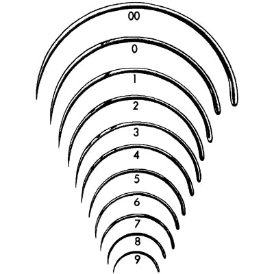 Sklar Regular Surgeons Suture Needle 1/2 Circle