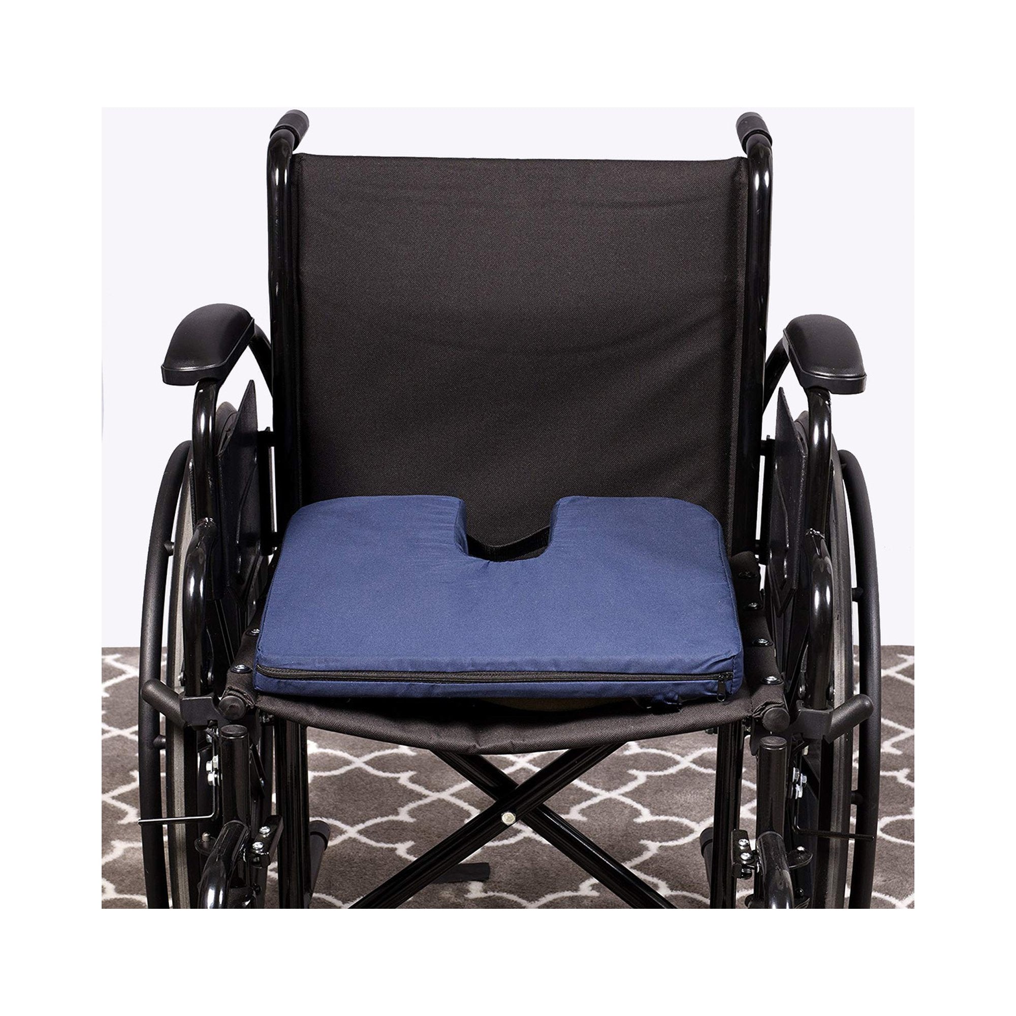 Mabis Healthcare DMI Coccyx Seat Cushion, Navy 
