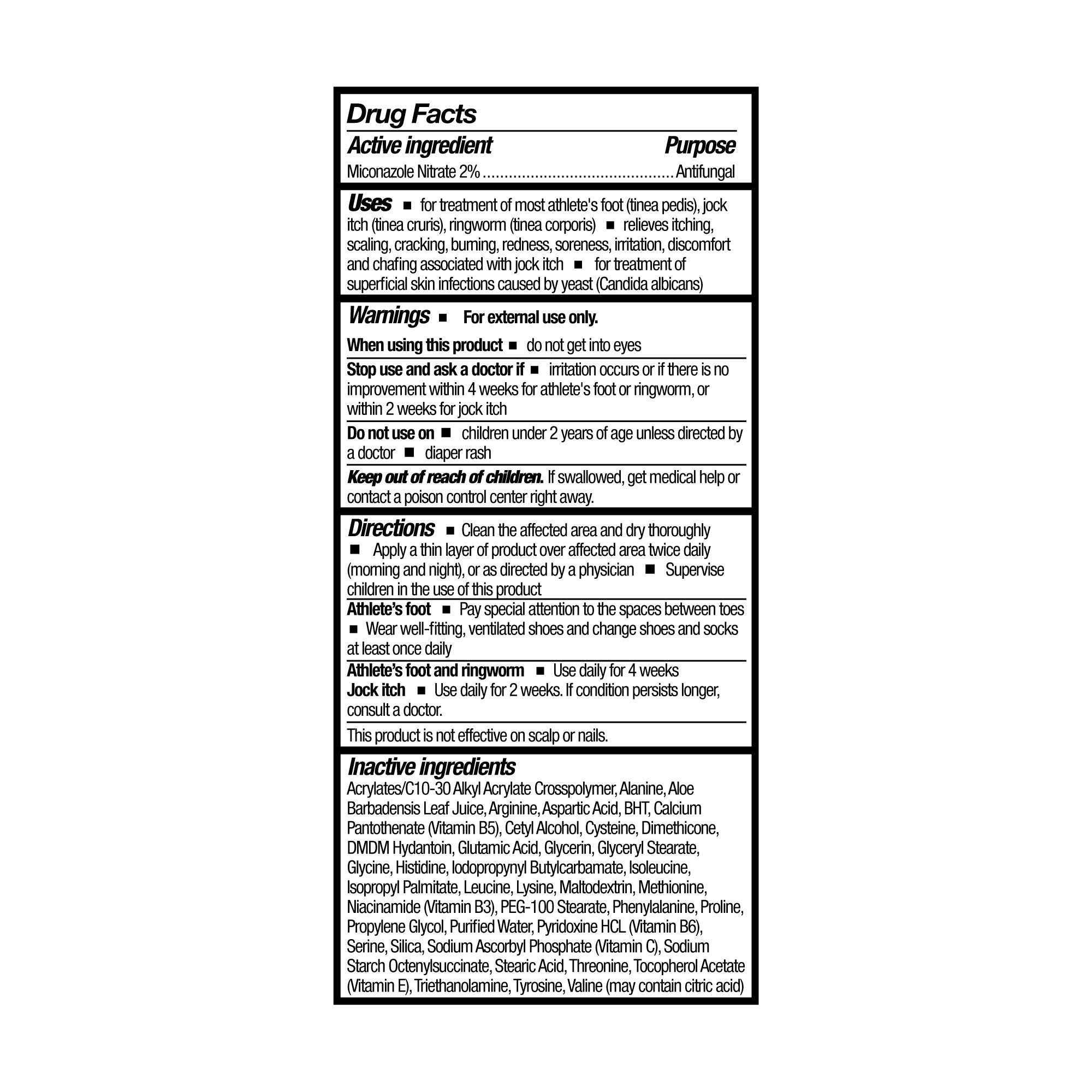 McKesson Brand Thera Miconazole Nitrate Antifungal, 4-ounce Tube (12/CS) 