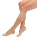 Bell-Horn Anti-Embolism Stocking, Beige, Knee Length, Closed Toe, Extra Large (Pair)