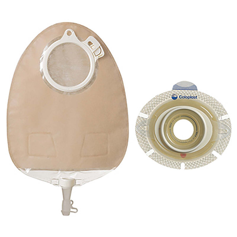 Coloplast Urostomy Pouch Assura Two-Piece System 10-1/4 Inch Length Flat, Trim to Fit 3/8 to 2-3/4 Inch Stoma Drainable (5/BX) 