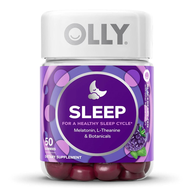 Olly Sleep Gummies, Blackberry Zen (Bottle of 50)